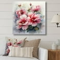 thumbnail image 1 of Designart "Red Green Hibiscus Blossoms" Floral Hibiscus Wall Decor, 1 of 5