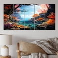 thumbnail image 1 of Designart "Reef Depths Underwater Coral art painting IV" Coral Metal Art Print Set, 1 of 5