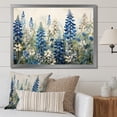 thumbnail image 1 of Designart "Refined Blue And Beige Bonnets Field I" Blue Bonnets Picture Framed Canvas Art Print, 1 of 5