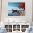 thumbnail image 1 of Designart "Reflecting Coastline II" Nautical & Beach Canvas Wall Art, 1 of 5
