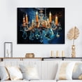 thumbnail image 1 of Designart "Reflecting Dynamic Chandelier" Chandelier Canvas Print, 1 of 5