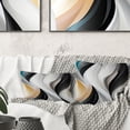 thumbnail image 1 of Designart "Reflecting In Monochrome III" Geometric Printed Throw Pillow, 1 of 5