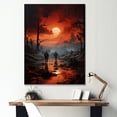 thumbnail image 1 of Designart "Reflecting On The Abstract Military Battlefield" Military Canvas Prints, 1 of 7