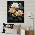 thumbnail image 1 of Designart "Reflecting Opulent Lotus I" Lotus Floater Framed Wall Decor, 1 of 5