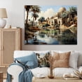 thumbnail image 1 of Designart "Reflecting on the Nile in Egypt" Egypt Canvas Art Print, 1 of 5
