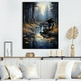 thumbnail image 1 of Designart "Reflective Forest Piano" Music Canvas Art Print, 1 of 7