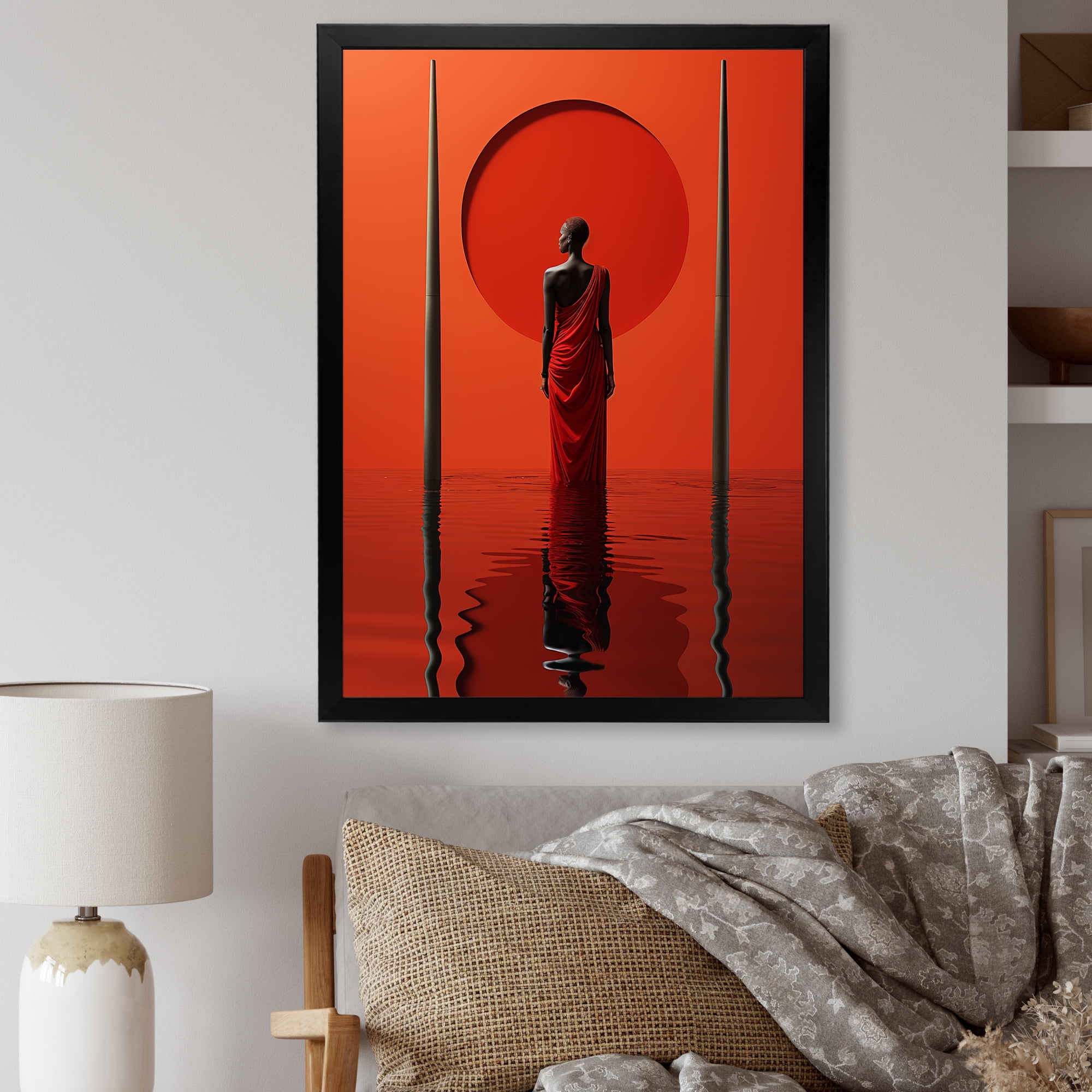 Designart "Reflective Moments With The Himba Tribe I" African Tribes