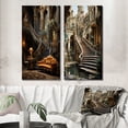 thumbnail image 1 of Designart "Refuge Rich Castles Royal wall art II" Castles Wall Art Set Of 2 - Beige Architecture Canvas Set For Living Room Decor, 1 of 1