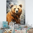 thumbnail image 1 of Designart "Regal Mountain Bear" Animals Bear Canvas Wall Art, 1 of 7