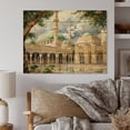 thumbnail image 1 of Designart "Religious Scene at the Prophet s Mosque I" Islamism Print on Natural Pine Wood, 1 of 5