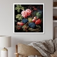 thumbnail image 1 of Designart "Renaissance Grapes Fruit Painting II" Food & Beverage Framed Wall Art Decor - Traditional Pink Fruits Bedroom Framed Canvas Wall Art, 1 of 6