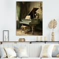 thumbnail image 1 of Designart "Resonance Of The Piano Renaissance I" Music Canvas Art Print, 1 of 7