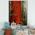 thumbnail image 1 of Designart "Resonating Redwood In Wilderness" Tree Redwood Floater Framed Wall Art Living Room, 1 of 5