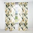 thumbnail image 1 of Designart "Retreat Into Tranquility" Tropical Curtain Panels, 1 of 6