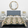 thumbnail image 1 of Designart 'Retro Abstract Design X' Mid-Century Modern Duvet Cover Set, 1 of 4