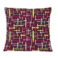 thumbnail image 1 of Designart Retro Abstract Design XVII' Mid-Century Modern Throw Pillow - 12x20, 1 of 2