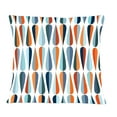thumbnail image 1 of Designart Retro Abstract Drops V' Mid-Century Modern Throw Pillow - 12x20, 1 of 2