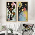 thumbnail image 1 of Designart "Retro Abstract Illustration Divine Secrets VII" Modern Geometric Framed Wall Art Set Of 2 - Modern Multicolor Framed Wall Art Set Of 2, 1 of 6
