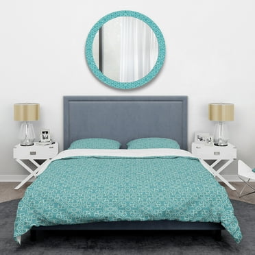 Designart 'Retro Abstract Pattern Design III' Mid-Century Modern Duvet Cover Set