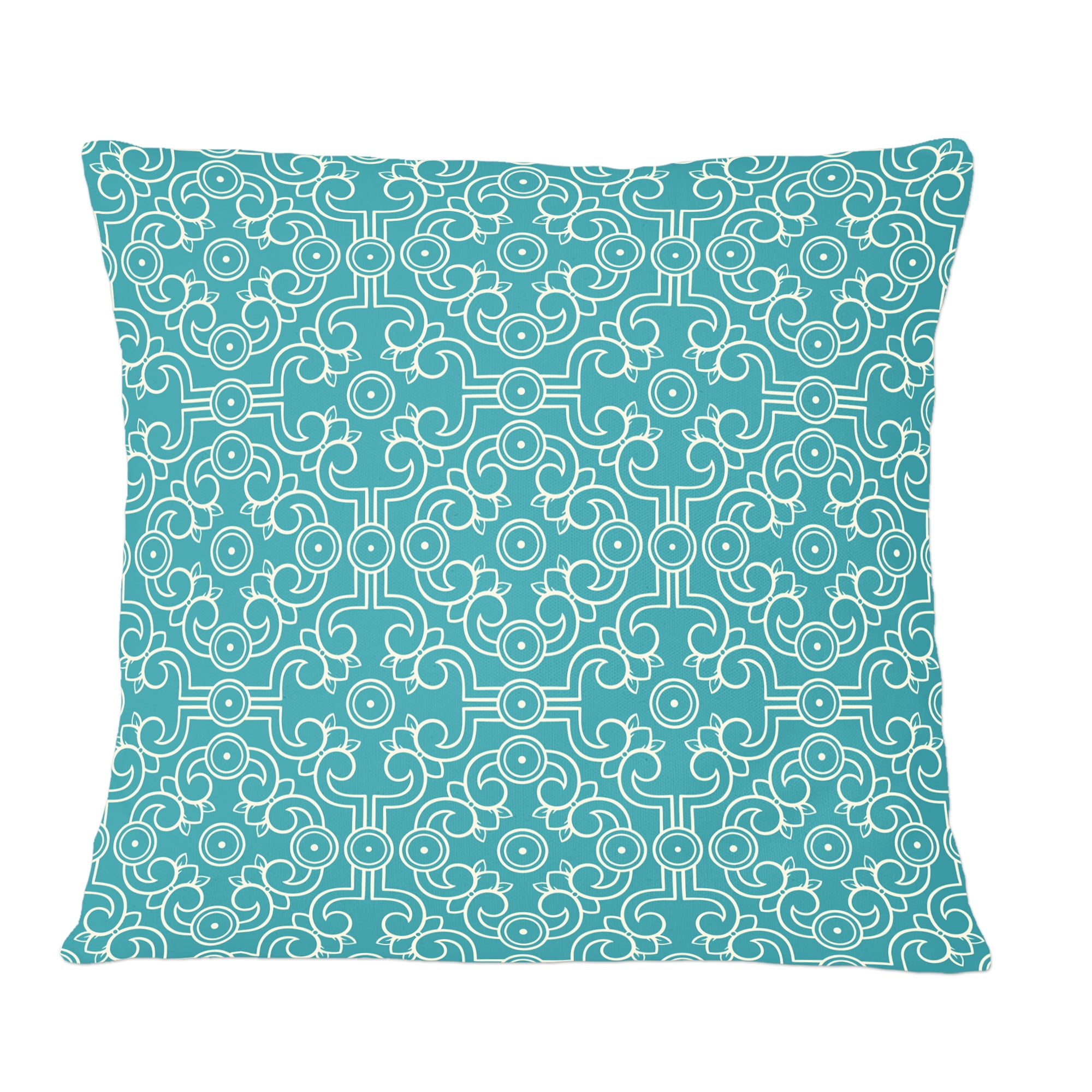 Designart Retro Abstract Pattern Design III' Mid-Century Modern Throw Pillow - 12x20