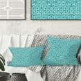thumbnail image 1 of Designart Retro Abstract Pattern Design III' Mid-Century Modern Throw Pillow - 16x16, 1 of 2