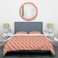 thumbnail image 1 of Designart 'Retro Checkered Pattern I' Mid-Century Modern Duvet Cover Set, 1 of 4