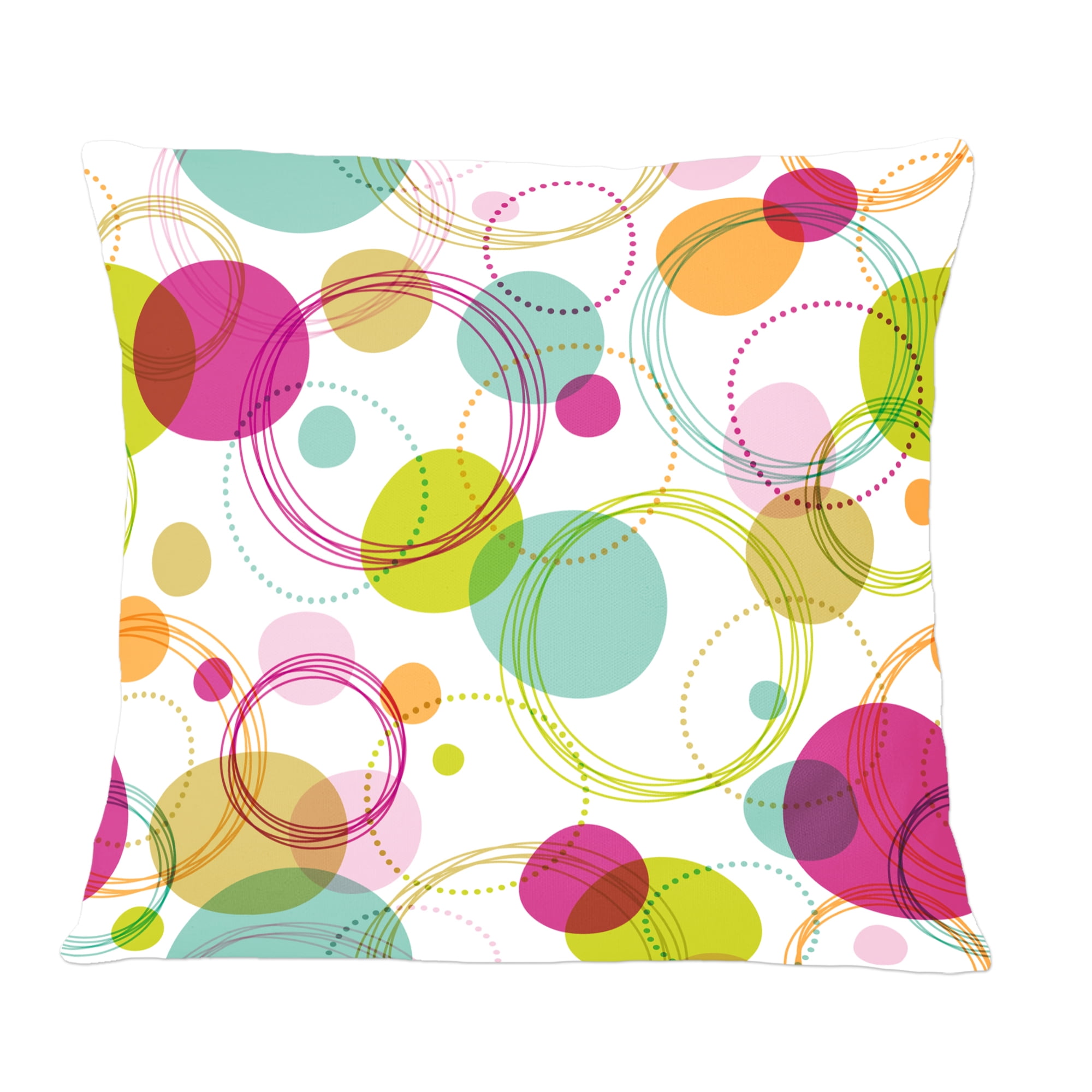 Designart Retro Circular Design II' Mid-Century Modern Throw Pillow - 12x20
