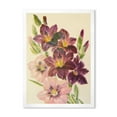 thumbnail image 1 of Designart 'Retro Dark and Light Pink Gladiolus' Traditional Framed Art Print, 1 of 4