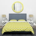 thumbnail image 1 of Designart 'Retro Geometric Design I' Mid-Century Modern Duvet Cover Set, 1 of 4