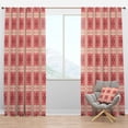 thumbnail image 1 of Designart 'Retro Geometric Design II' Mid-Century Modern Blackout Curtain Panel, 1 of 4