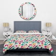 thumbnail image 1 of Designart 'Retro Geometric Design III' Mid-Century Modern Duvet Cover Set, 1 of 4