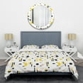 thumbnail image 1 of Designart 'Retro Geometric Design IX' Mid-Century Modern Duvet Cover Set, 1 of 4