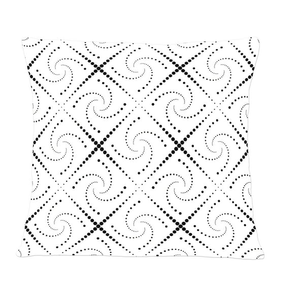 Designart Retro Geometrical Abstract Minimal Pattern III' Mid-Century Modern Throw Pillow - 12x20