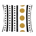 thumbnail image 1 of Designart Retro Geometrical Abstract Minimal Pattern VII' Mid-Century Modern Throw Pillow - 12x20, 1 of 2