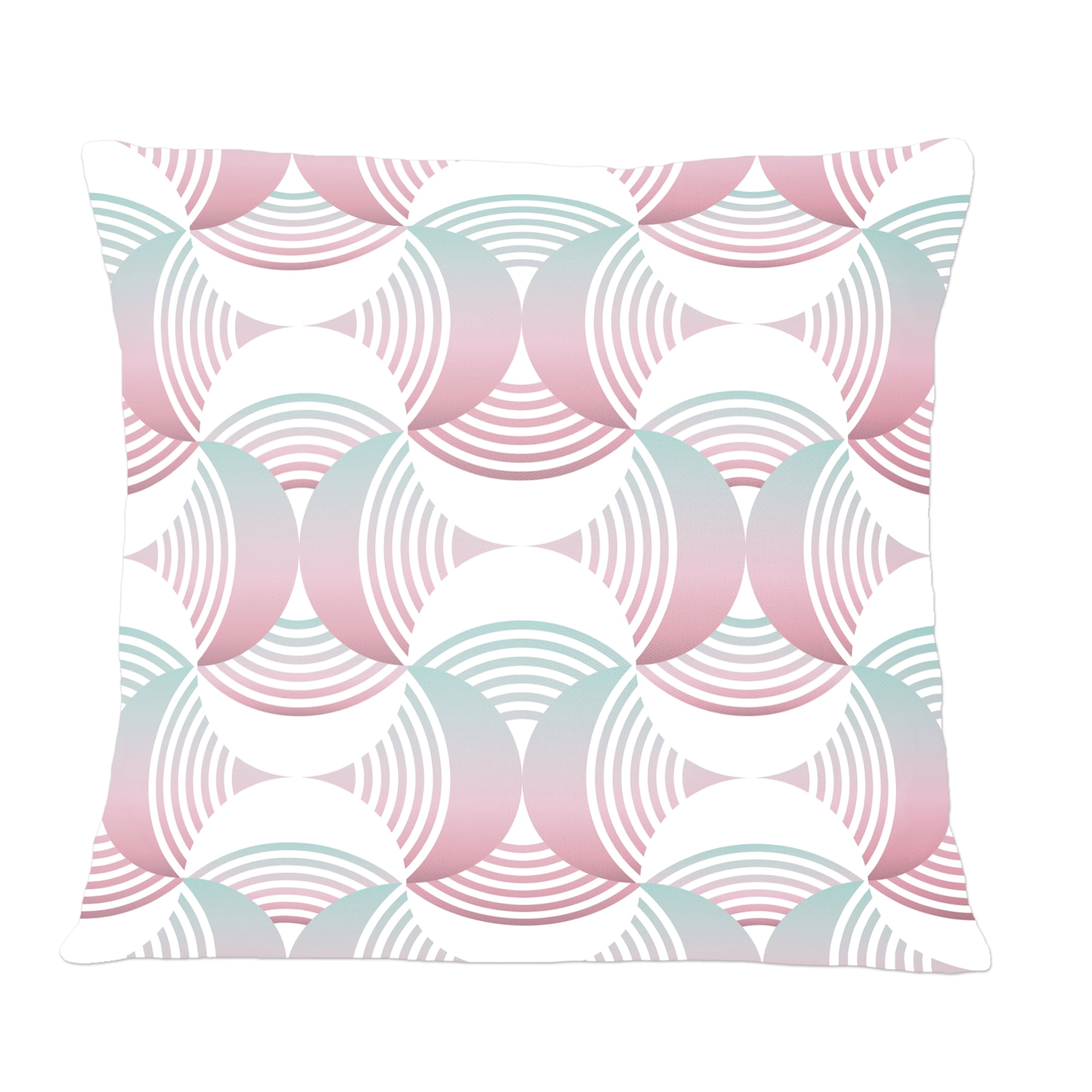 Designart Retro Geometrical Abstract Pattern I' Mid-Century Modern Throw Pillow - 12x20