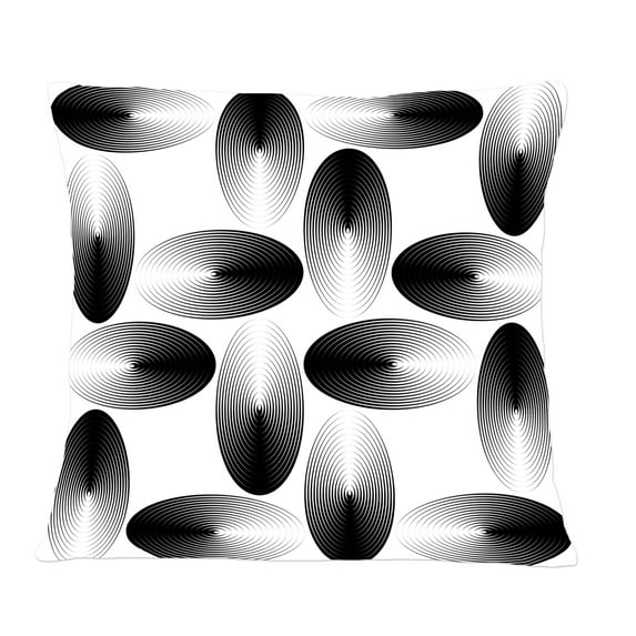 Designart Retro Geometrical Abstract Pattern IV' Mid-Century Modern Throw Pillow - 12x20