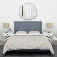 thumbnail image 1 of Designart 'Retro Geometrical Pattern II' Mid-Century Modern Duvet Cover Set, 1 of 4