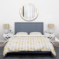 thumbnail image 1 of Designart 'Retro Pastel Circular Pattern III' Mid-Century Modern Duvet Cover Set, 1 of 4