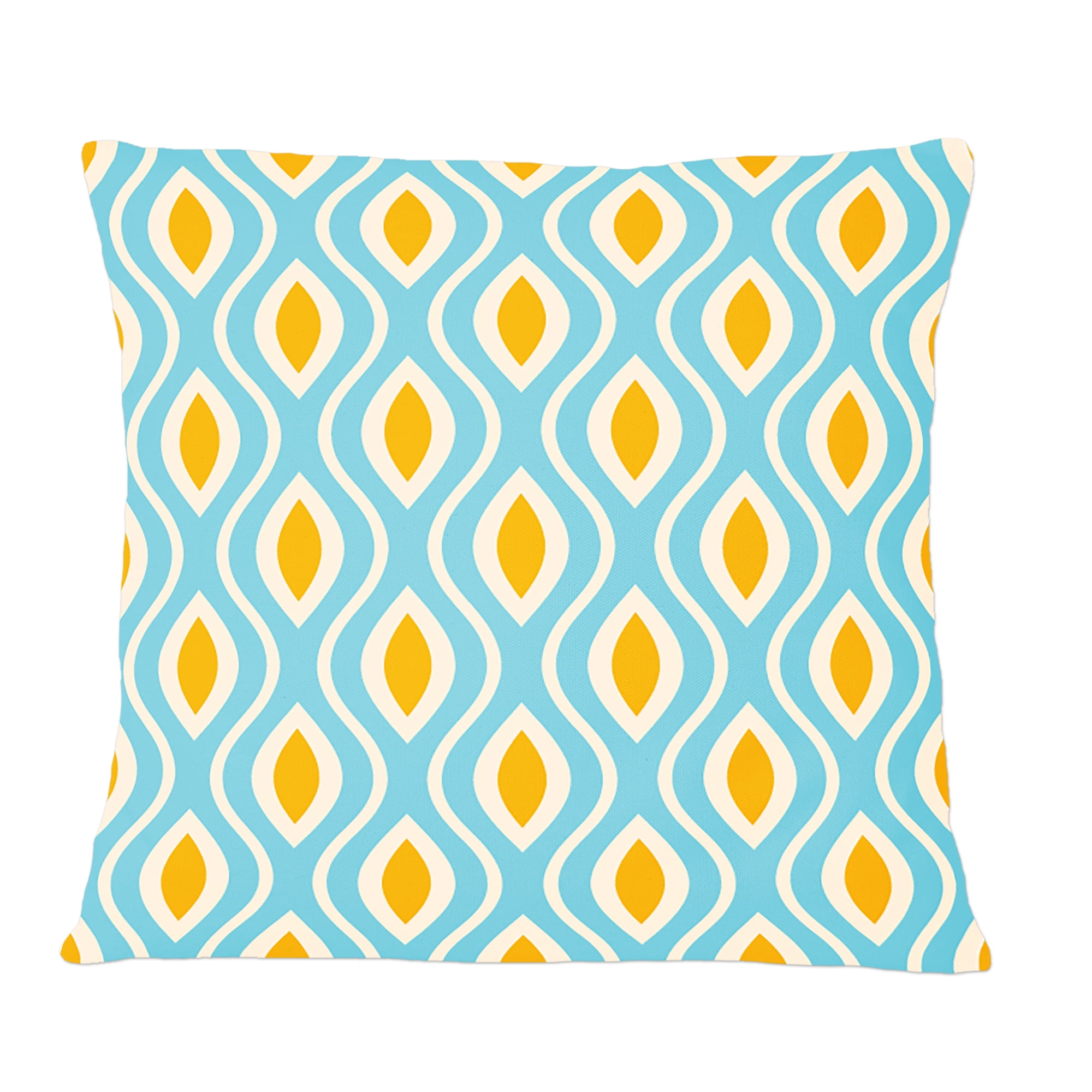 Designart Retro Pattern Abstract Design I' Mid-Century Modern Throw Pillow - 12x20