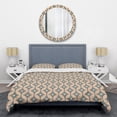 thumbnail image 1 of Designart 'Retro Pattern Abstract Design IV' Mid-Century Modern Duvet Cover Set, 1 of 4