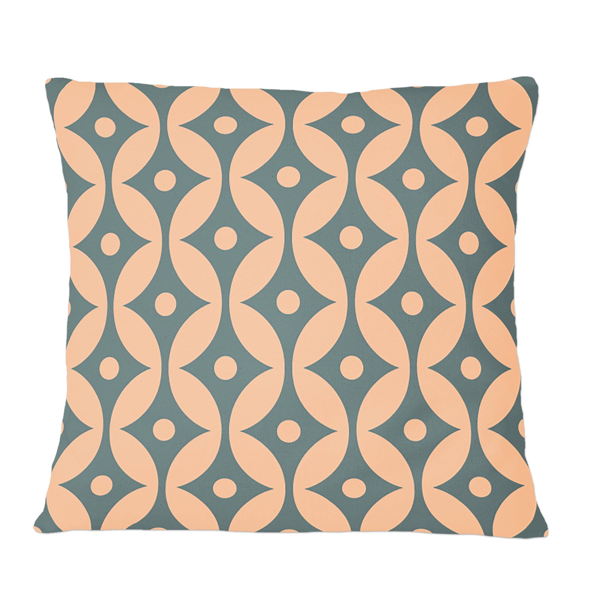 Designart Retro Pattern Abstract Design IV' Mid-Century Modern Throw Pillow - 12x20