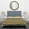 thumbnail image 1 of Designart 'Retro Polka dots' Mid-Century Modern Duvet Cover Set, 1 of 4