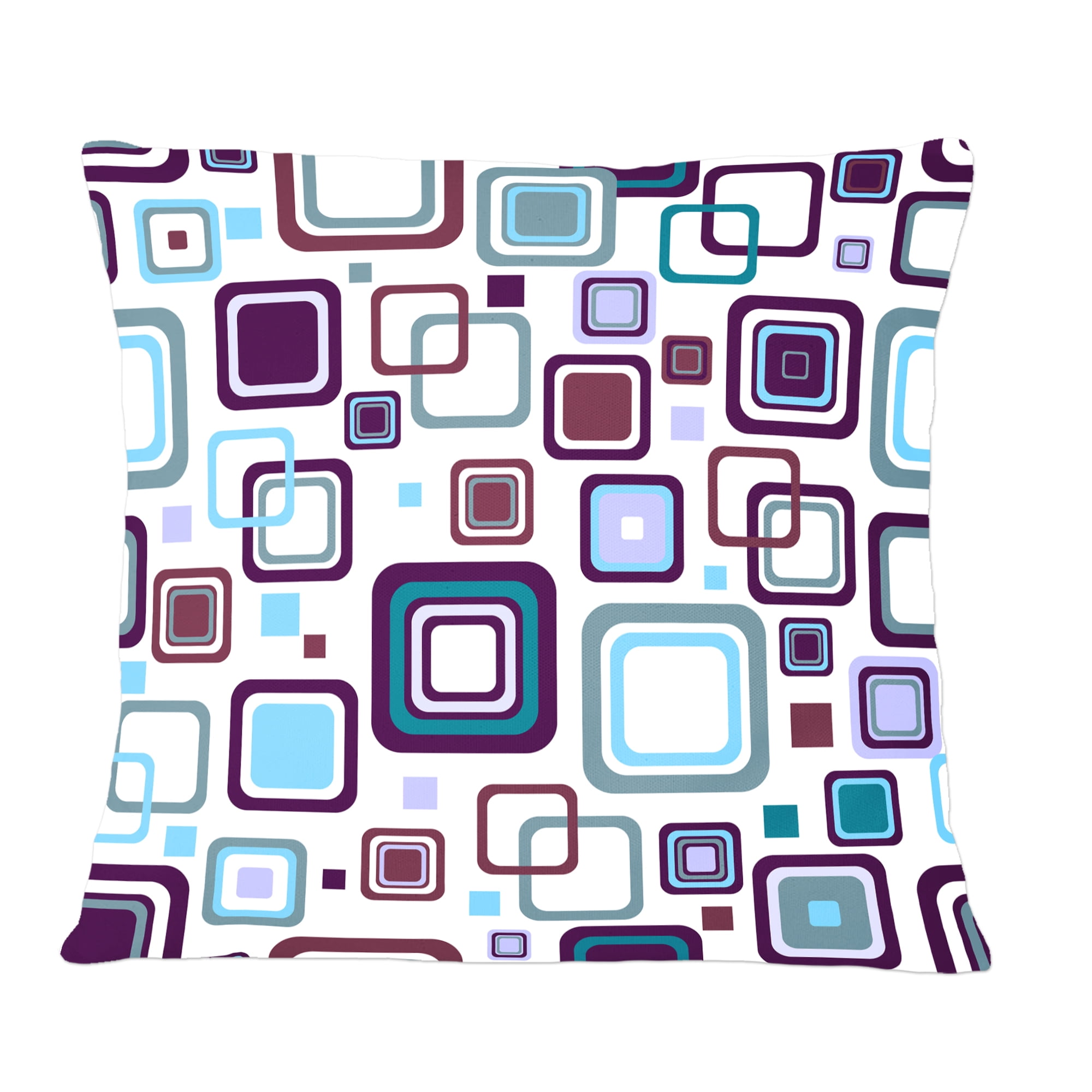Designart Retro Square Design I' Mid-Century Modern Throw Pillow - 12x20