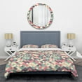 thumbnail image 1 of Designart 'Retro Square Design IV' Mid-Century Modern Duvet Cover Set, 1 of 4