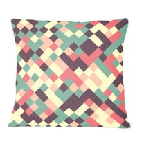 Designart Retro Square Design IV' Mid-Century Modern Throw Pillow - 12x20