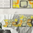 thumbnail image 1 of Designart Retro Square Design VII' Mid-Century Modern Throw Pillow - 16x16, 1 of 2