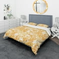thumbnail image 1 of Designart 'Retro US Statue of Liberty Eagle' Americana Duvet Cover Set, 1 of 1