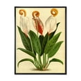 thumbnail image 1 of Designart 'Retro Wildflowers' Farmhouse Framed Canvas Wall Art Print, 1 of 5
