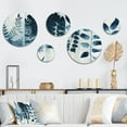 thumbnail image 1 of Designart "Retro Wildflowers In Shades Of Blue II" Floral Metal Wall Art Set of 5 Piece, 1 of 5