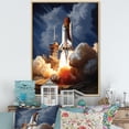 thumbnail image 1 of Designart "Revelation of the Rocketship II" Rocketship Floater Framed Wall Decor, 1 of 7